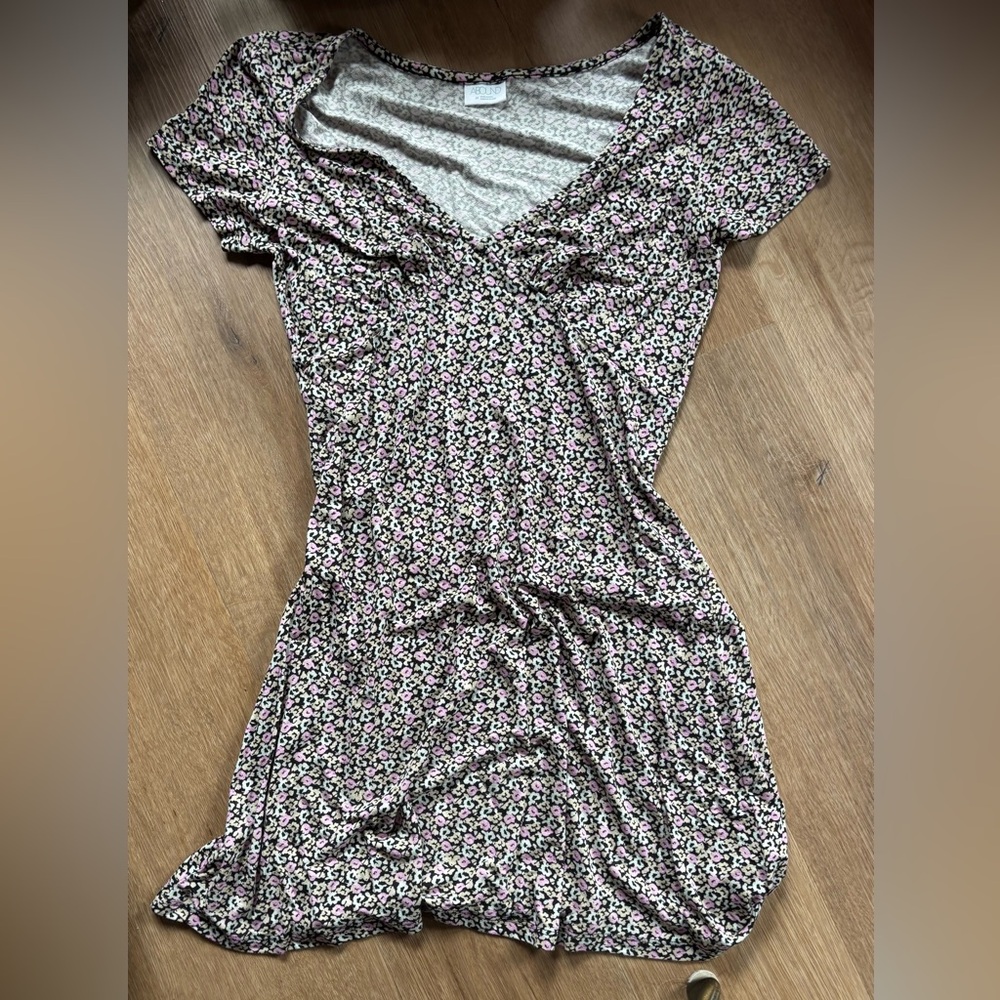 Floral V-Neck Dress